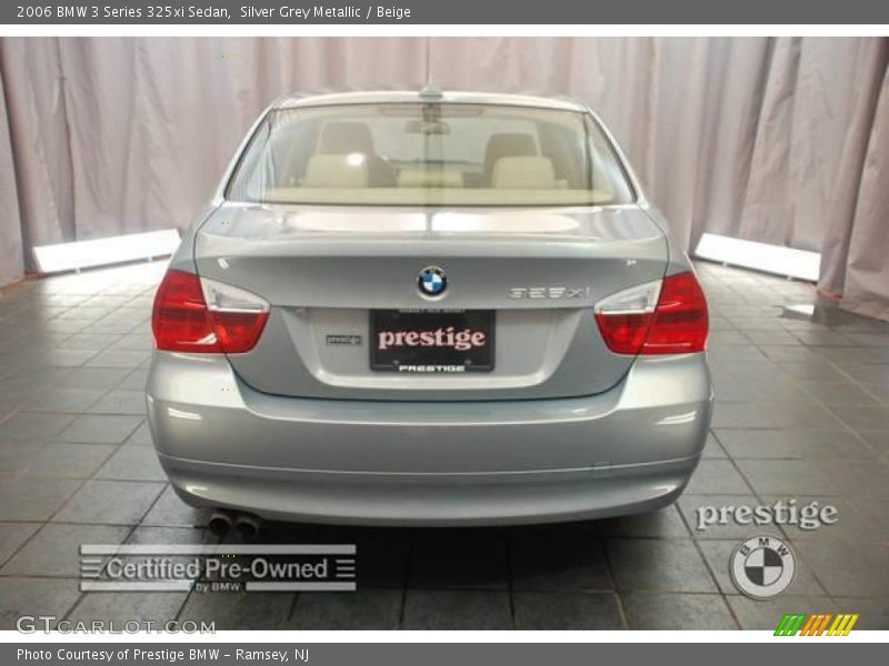 Silver Grey Metallic / Beige 2006 BMW 3 Series 325xi Sedan