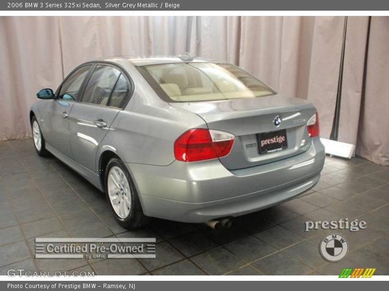 Silver Grey Metallic / Beige 2006 BMW 3 Series 325xi Sedan