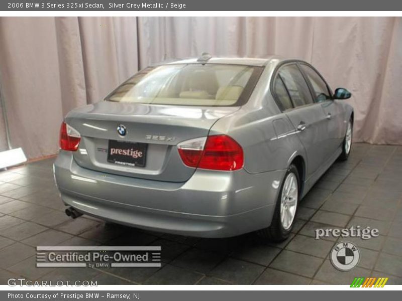 Silver Grey Metallic / Beige 2006 BMW 3 Series 325xi Sedan