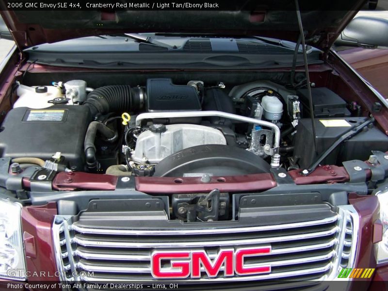 Cranberry Red Metallic / Light Tan/Ebony Black 2006 GMC Envoy SLE 4x4