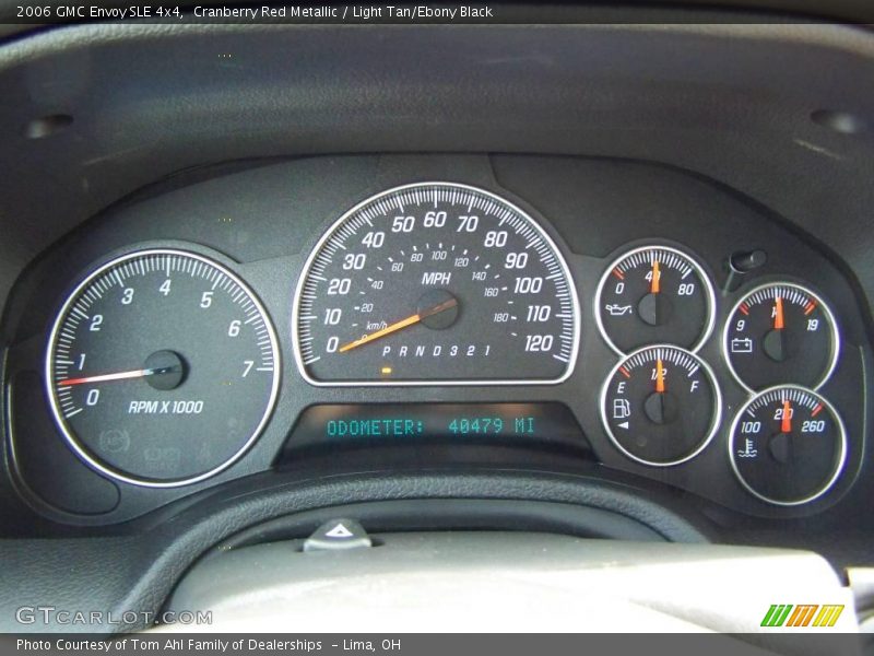 Cranberry Red Metallic / Light Tan/Ebony Black 2006 GMC Envoy SLE 4x4