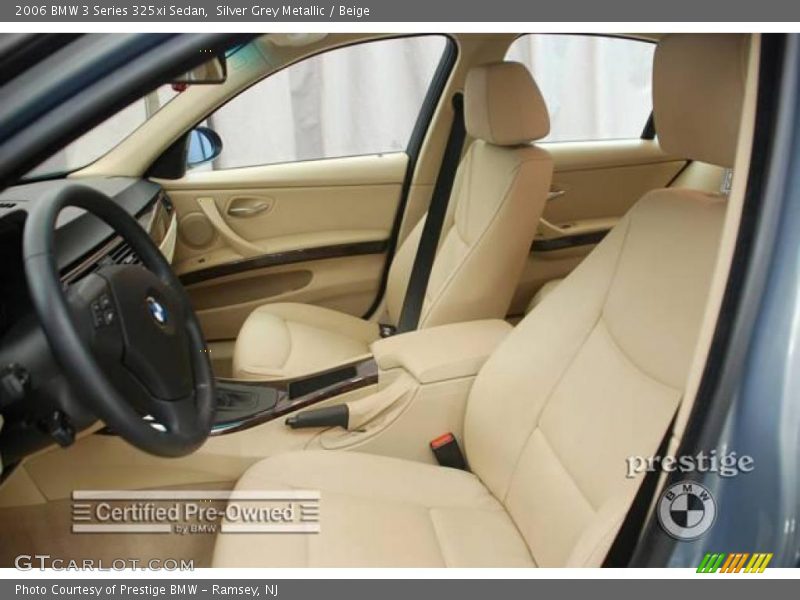 Silver Grey Metallic / Beige 2006 BMW 3 Series 325xi Sedan
