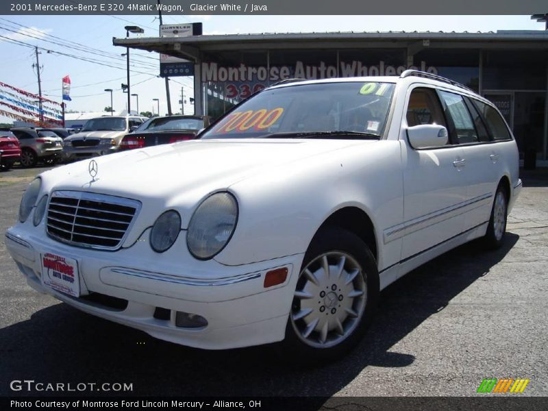 Glacier White / Java 2001 Mercedes-Benz E 320 4Matic Wagon