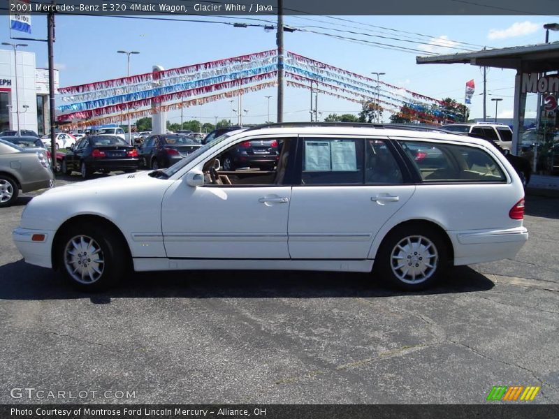 Glacier White / Java 2001 Mercedes-Benz E 320 4Matic Wagon