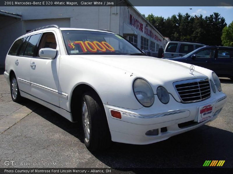 Glacier White / Java 2001 Mercedes-Benz E 320 4Matic Wagon