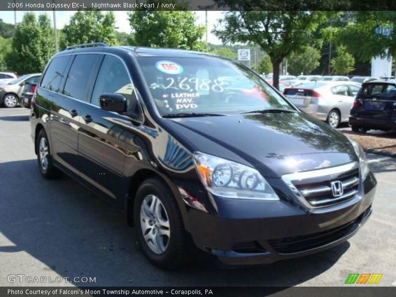 Nighthawk Black Pearl / Ivory 2006 Honda Odyssey EX-L