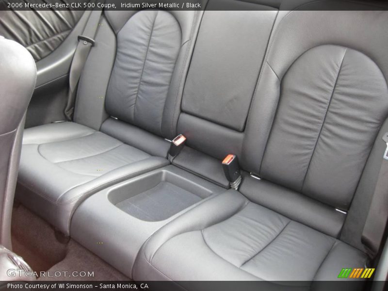 Iridium Silver Metallic / Black 2006 Mercedes-Benz CLK 500 Coupe