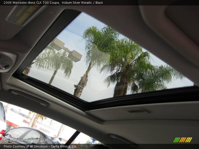 Iridium Silver Metallic / Black 2006 Mercedes-Benz CLK 500 Coupe