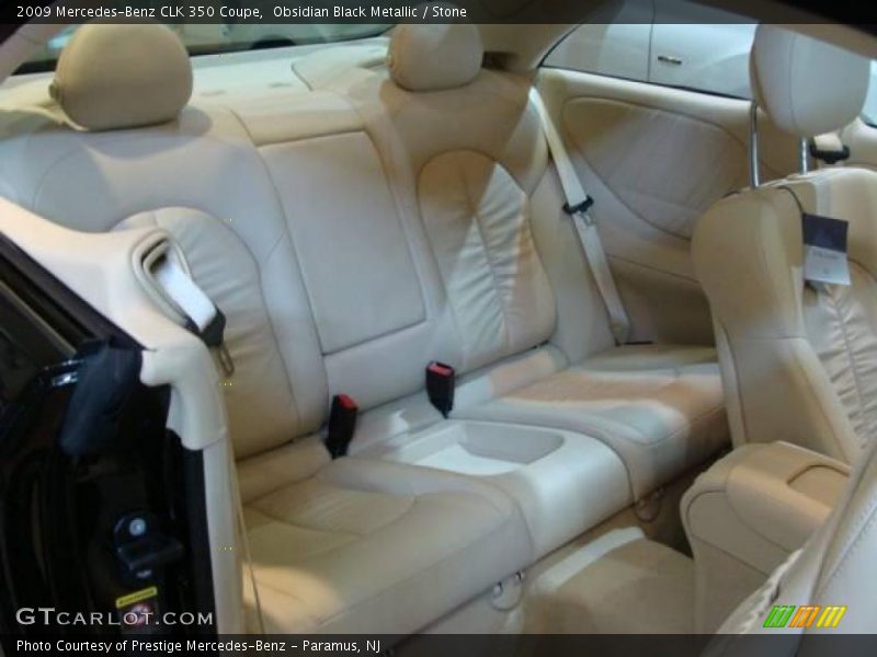 Obsidian Black Metallic / Stone 2009 Mercedes-Benz CLK 350 Coupe