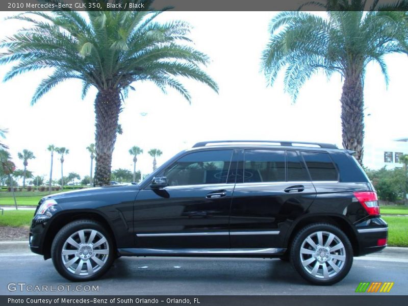 Black / Black 2010 Mercedes-Benz GLK 350