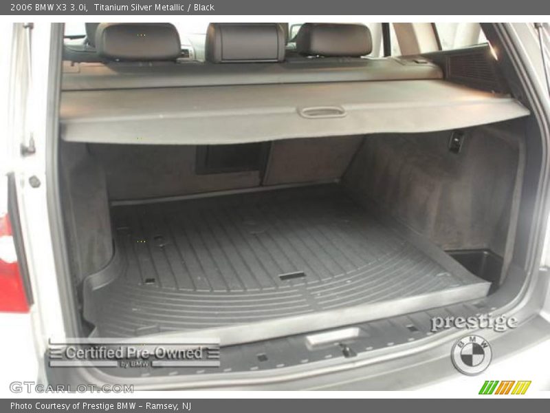 Titanium Silver Metallic / Black 2006 BMW X3 3.0i