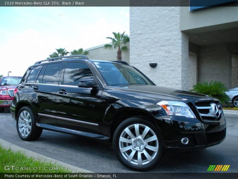 Black / Black 2010 Mercedes-Benz GLK 350