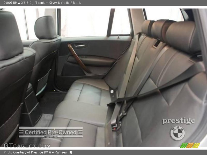 Titanium Silver Metallic / Black 2006 BMW X3 3.0i