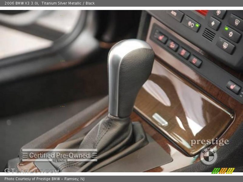 Titanium Silver Metallic / Black 2006 BMW X3 3.0i