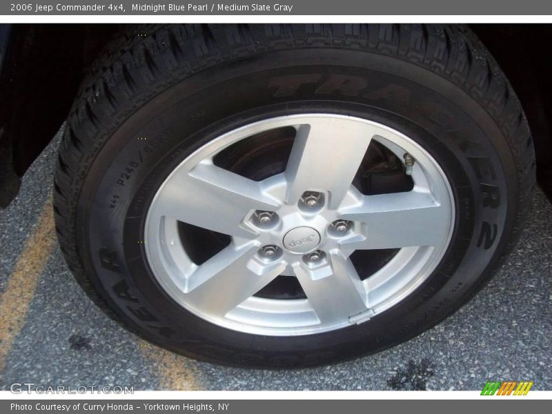 Midnight Blue Pearl / Medium Slate Gray 2006 Jeep Commander 4x4