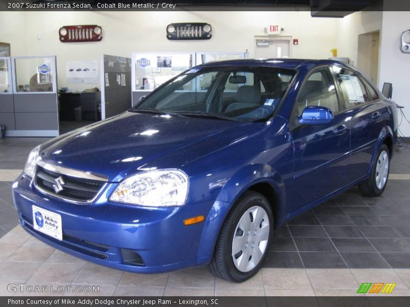 Cobalt Blue Metallic / Grey 2007 Suzuki Forenza Sedan