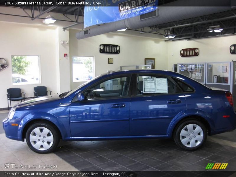 Cobalt Blue Metallic / Grey 2007 Suzuki Forenza Sedan