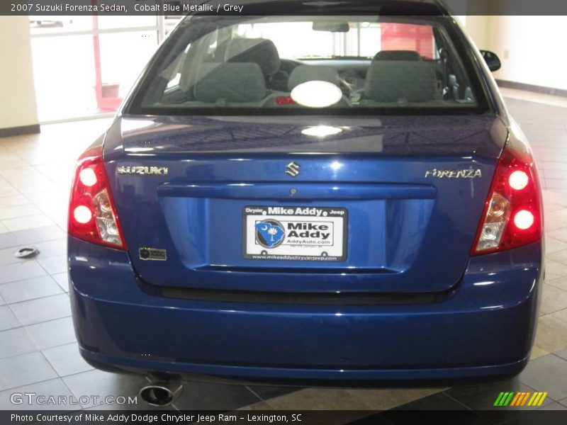 Cobalt Blue Metallic / Grey 2007 Suzuki Forenza Sedan