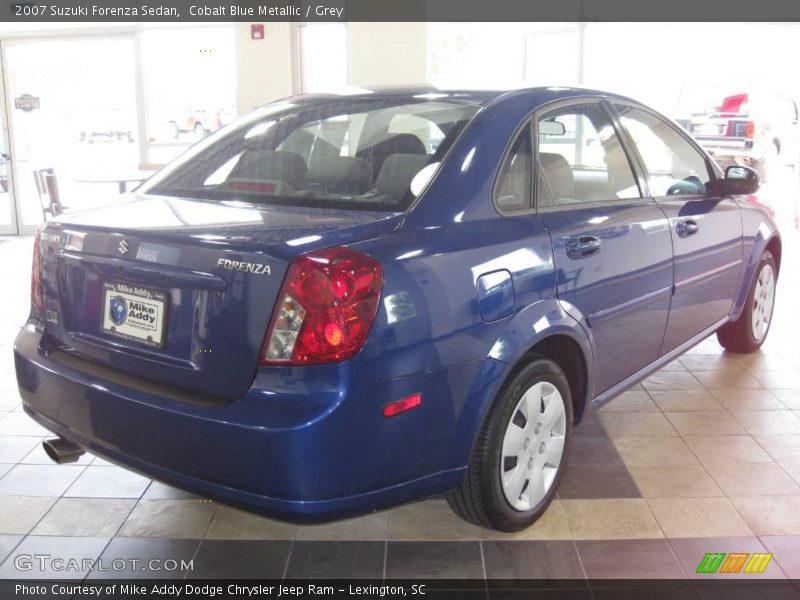 Cobalt Blue Metallic / Grey 2007 Suzuki Forenza Sedan