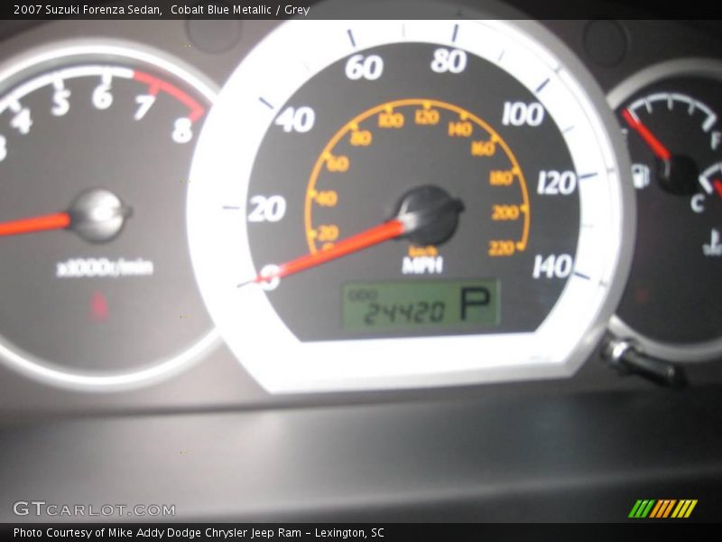 Cobalt Blue Metallic / Grey 2007 Suzuki Forenza Sedan
