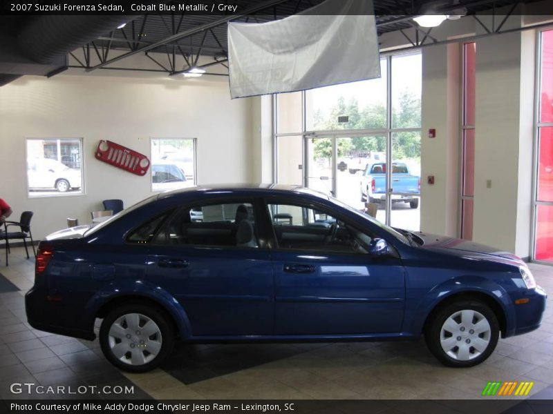 Cobalt Blue Metallic / Grey 2007 Suzuki Forenza Sedan