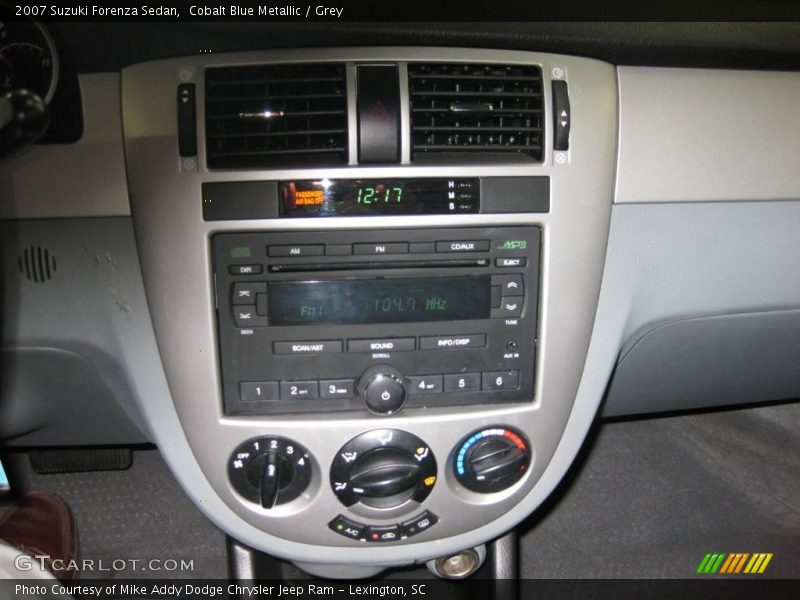 Cobalt Blue Metallic / Grey 2007 Suzuki Forenza Sedan