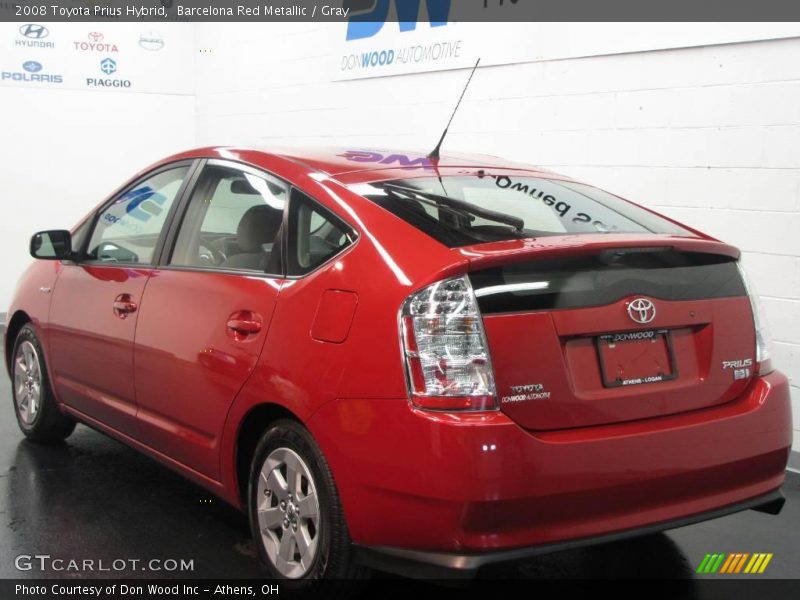 Barcelona Red Metallic / Gray 2008 Toyota Prius Hybrid