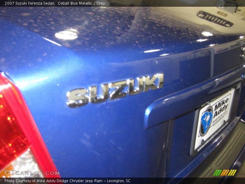 Cobalt Blue Metallic / Grey 2007 Suzuki Forenza Sedan