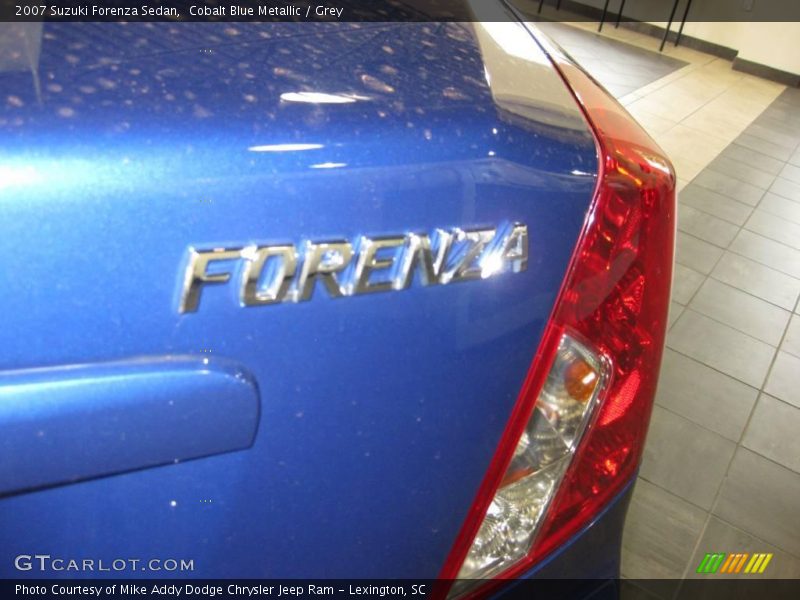 Cobalt Blue Metallic / Grey 2007 Suzuki Forenza Sedan