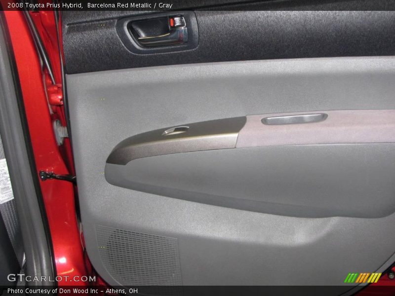 Barcelona Red Metallic / Gray 2008 Toyota Prius Hybrid