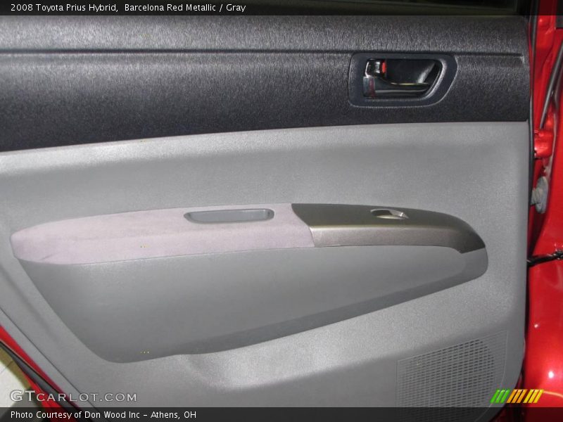 Barcelona Red Metallic / Gray 2008 Toyota Prius Hybrid