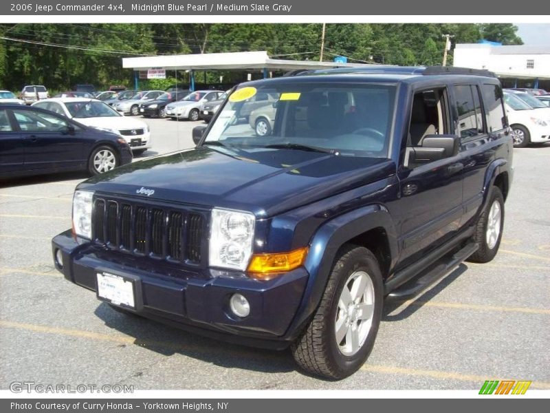 Midnight Blue Pearl / Medium Slate Gray 2006 Jeep Commander 4x4