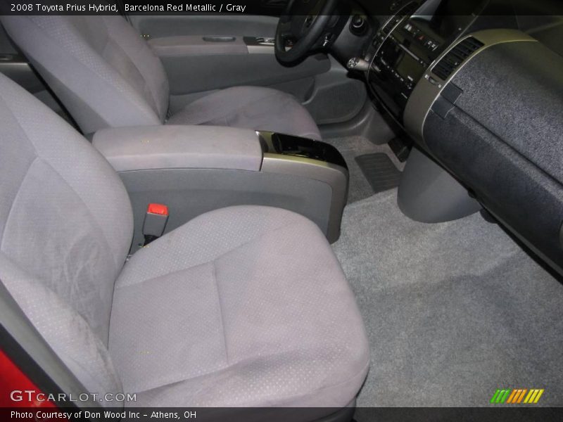 Barcelona Red Metallic / Gray 2008 Toyota Prius Hybrid