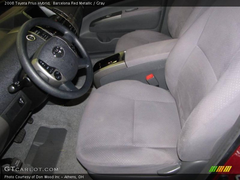Barcelona Red Metallic / Gray 2008 Toyota Prius Hybrid