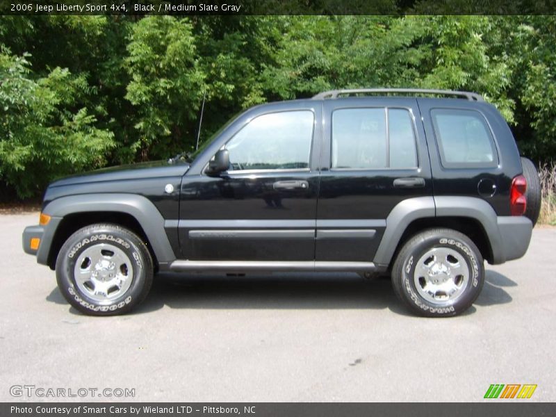 Black / Medium Slate Gray 2006 Jeep Liberty Sport 4x4