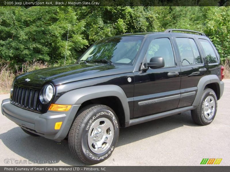 Black / Medium Slate Gray 2006 Jeep Liberty Sport 4x4