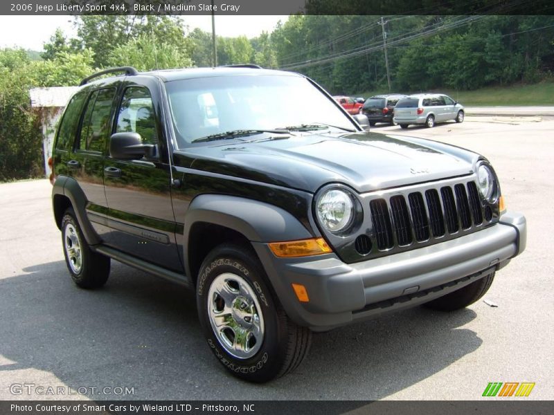 Black / Medium Slate Gray 2006 Jeep Liberty Sport 4x4