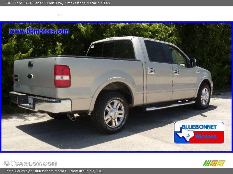 Smokestone Metallic / Tan 2006 Ford F150 Lariat SuperCrew
