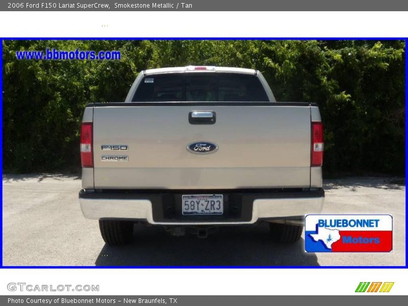 Smokestone Metallic / Tan 2006 Ford F150 Lariat SuperCrew