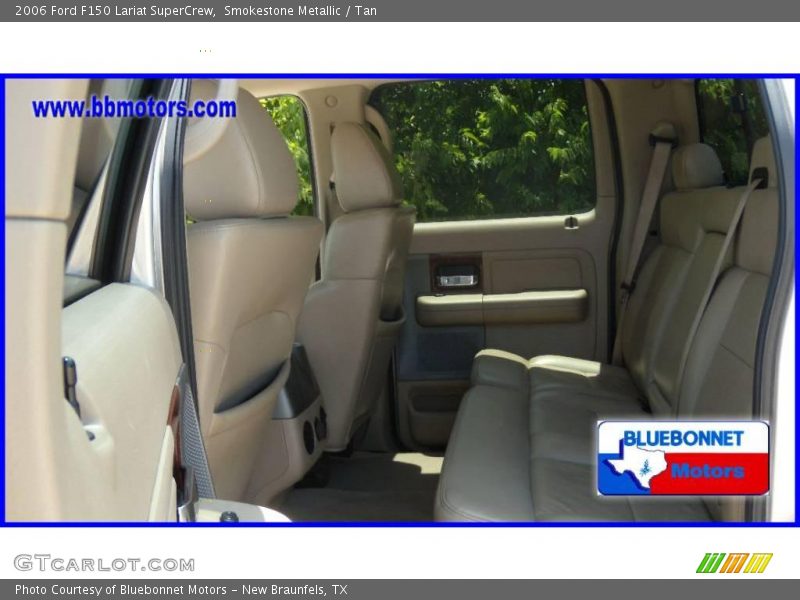 Smokestone Metallic / Tan 2006 Ford F150 Lariat SuperCrew
