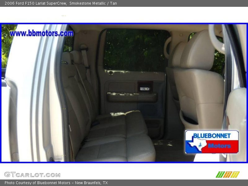Smokestone Metallic / Tan 2006 Ford F150 Lariat SuperCrew
