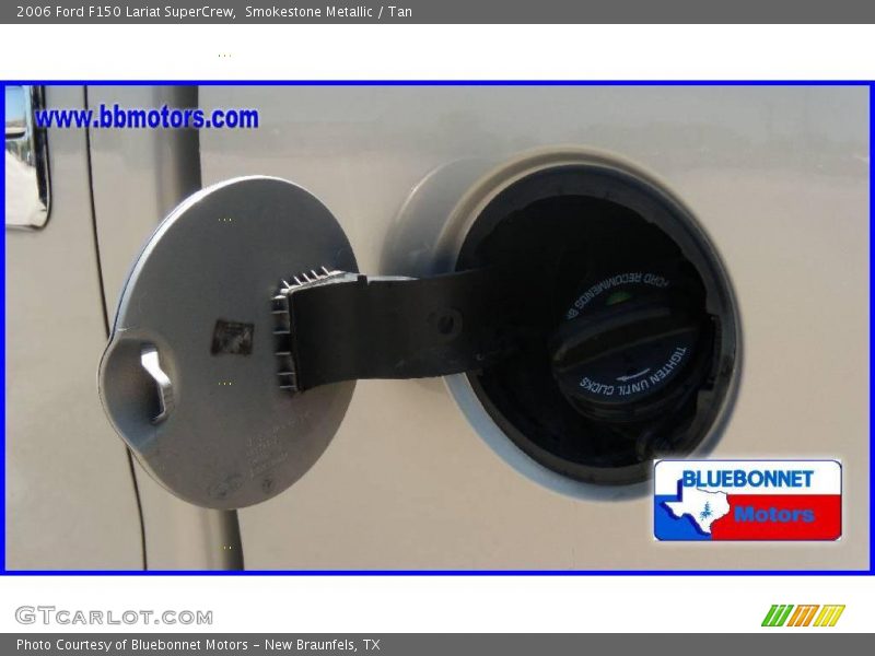 Smokestone Metallic / Tan 2006 Ford F150 Lariat SuperCrew