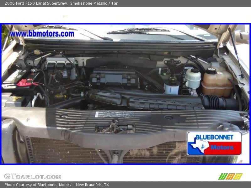 Smokestone Metallic / Tan 2006 Ford F150 Lariat SuperCrew