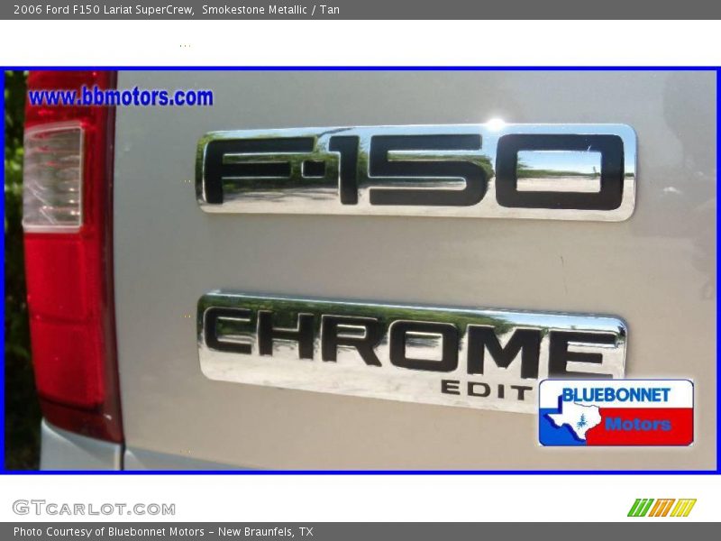 Smokestone Metallic / Tan 2006 Ford F150 Lariat SuperCrew