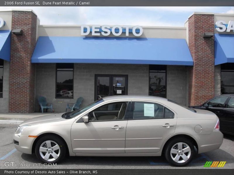 Dune Pearl Metallic / Camel 2006 Ford Fusion SE