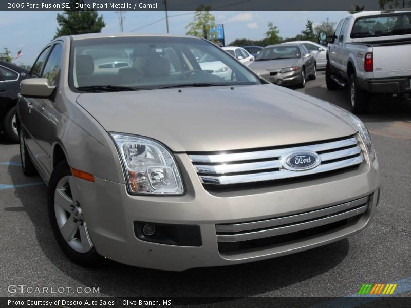 Dune Pearl Metallic / Camel 2006 Ford Fusion SE