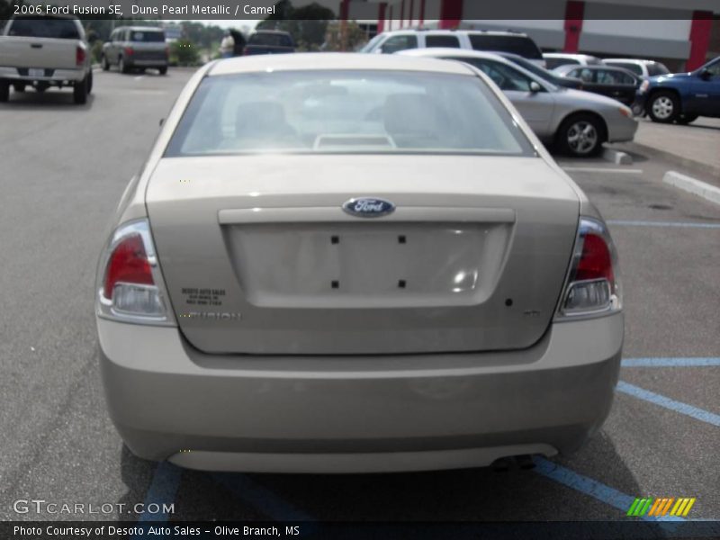 Dune Pearl Metallic / Camel 2006 Ford Fusion SE