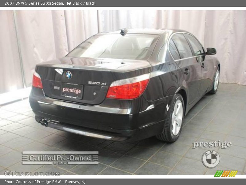 Jet Black / Black 2007 BMW 5 Series 530xi Sedan