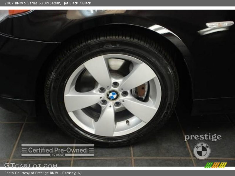 Jet Black / Black 2007 BMW 5 Series 530xi Sedan