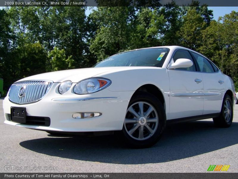 White Opal / Neutral 2009 Buick LaCrosse CX